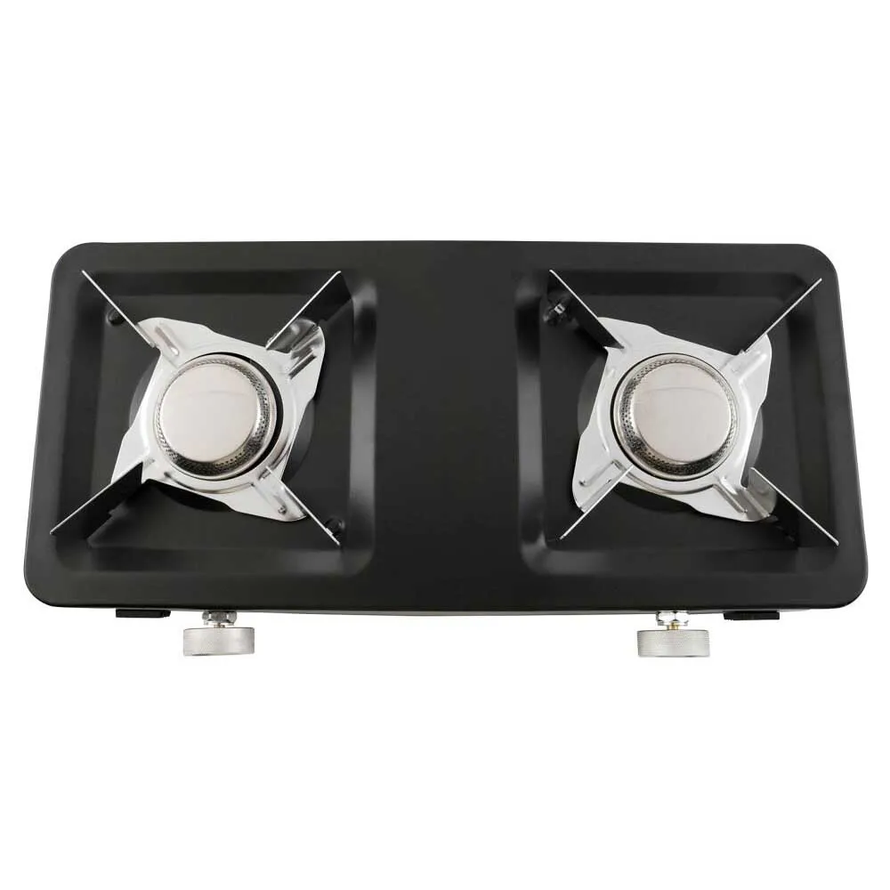 Outwell Asama Duo Gaskocher Campingküche, Black, One Size Outwell Asama Duo Gaskocher Campingküche, Black, One Size
