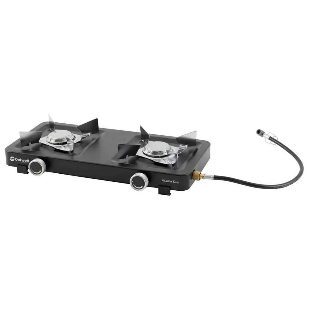 Outwell Asama Duo Gaskocher Campingküche, Black, One Size Outwell Asama Duo Gaskocher Campingküche, Black, One Size