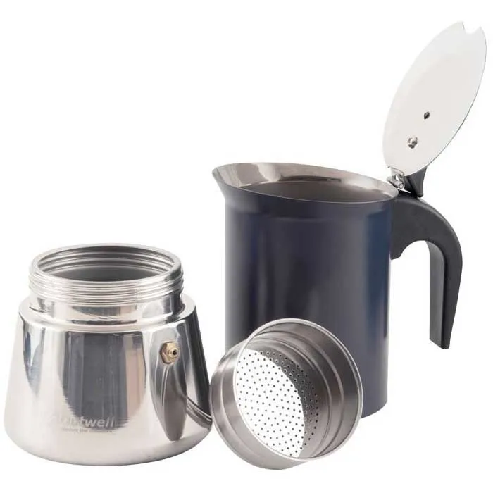 Outwell Barista Kaffeemaschine, Blue, One Size