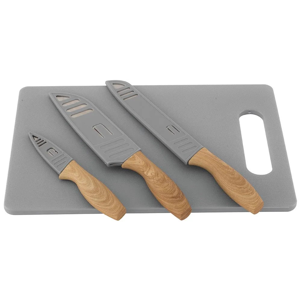 Outwell Caldas Messerset Mit Schneidebrett, Black, One Size Outwell Caldas Messerset Mit Schneidebrett, Black, One Size