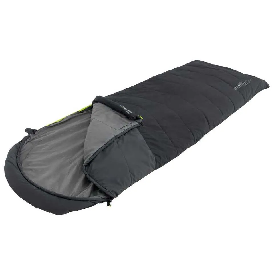 Outwell Caldera Schlafsack, Black / grey, Left Zipper Outwell Caldera Schlafsack, Black / grey, Left Zipper