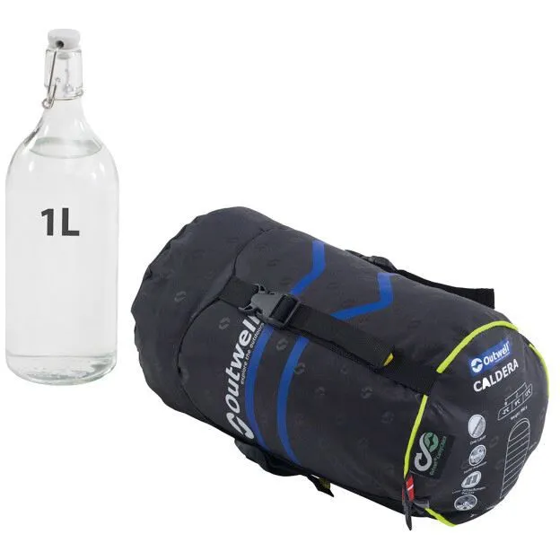 Outwell Caldera Schlafsack, Black / grey, Left Zipper Outwell Caldera Schlafsack, Black / grey, Left Zipper