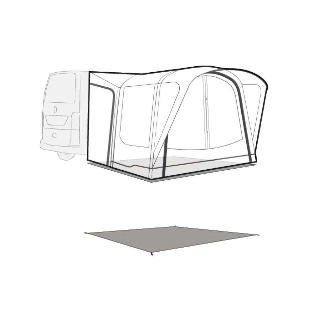 Outwell California Highway Air Schützender Fußabdruck, Black / grey, 160 x 280cm Outwell California Highway Air Schützender Fußabdruck, Black / grey, 160 x 280cm