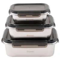 Outwell Camping-essensbox-set 3 Einheiten Outwell Camping-essensbox-set 3 Einheiten