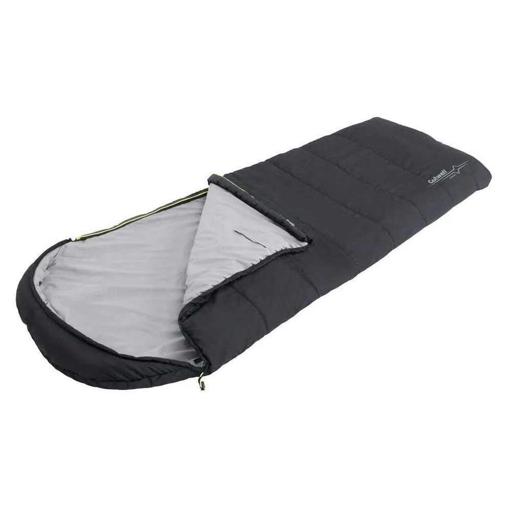 Outwell Campion Schlafsack, Black, Left Zipper