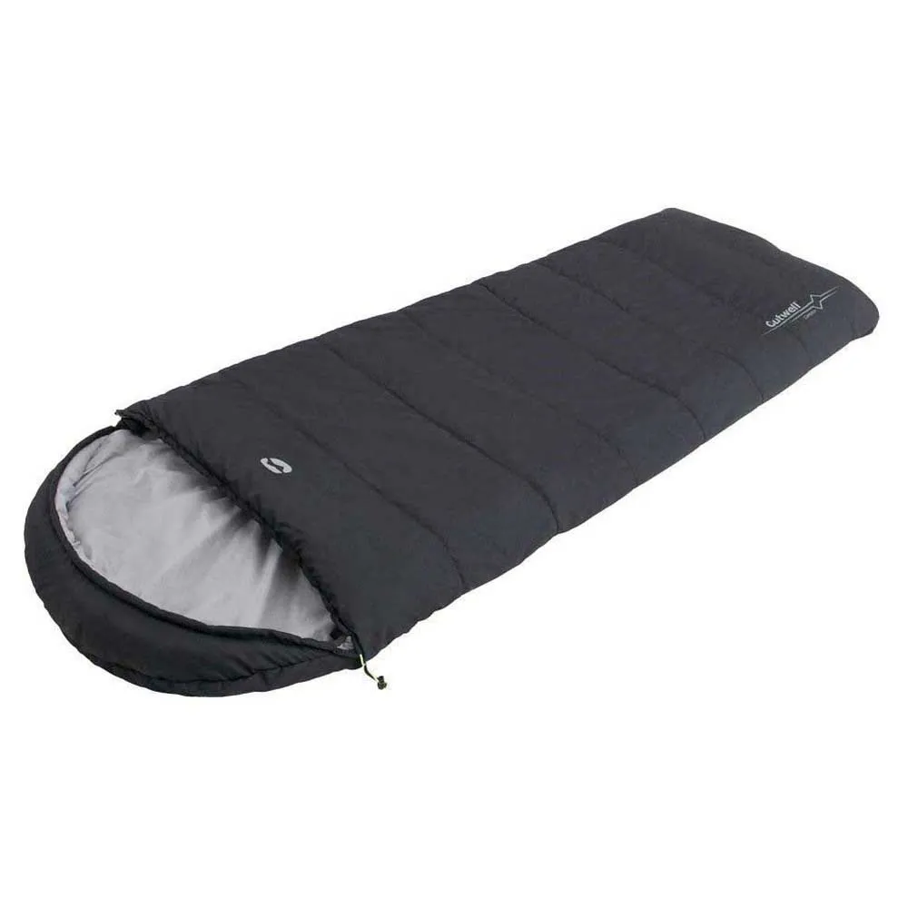 Outwell Campion Schlafsack, Black, Left Zipper