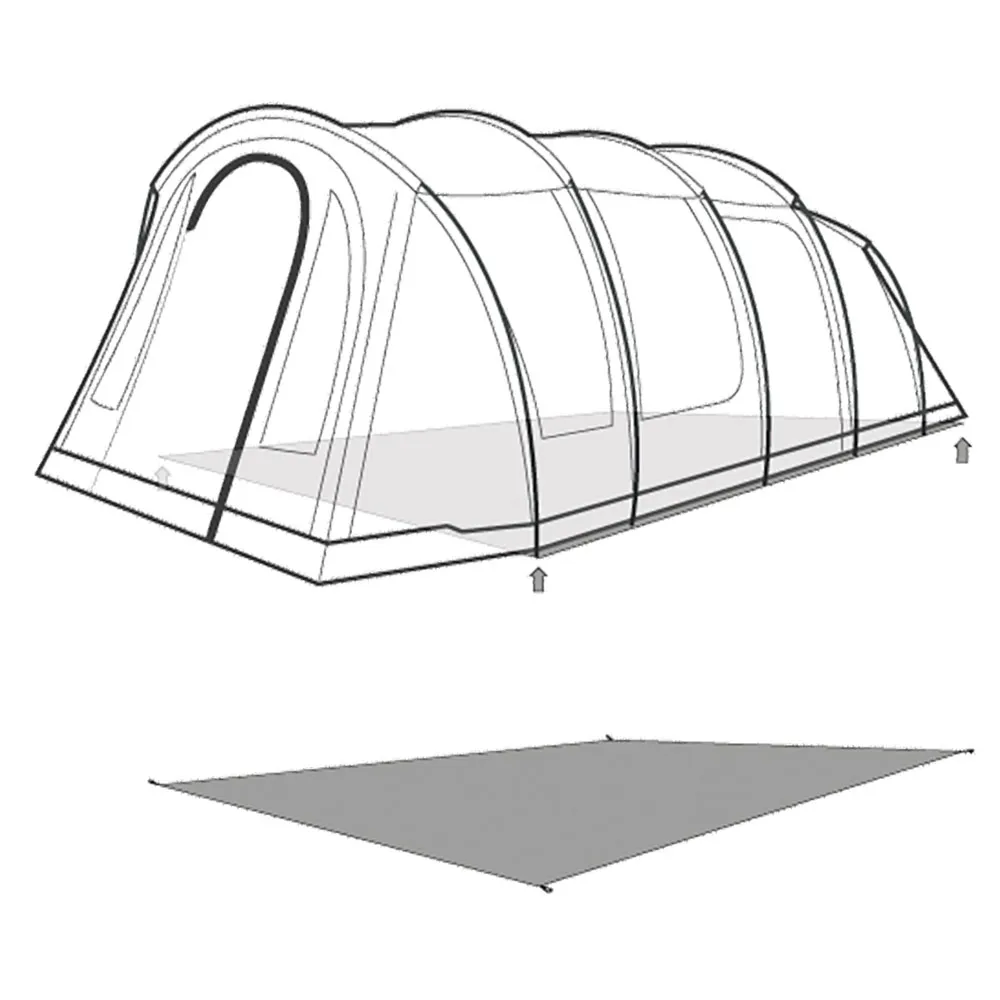 Outwell Carolina 6 Schützender Fußabdruck, Black / grey, 670 x 360cm Outwell Carolina 6 Schützender Fußabdruck, Black / grey, 670 x 360cm