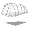 Outwell Carolina 6 Schützender Fußabdruck, Black / grey, 670 x 360cm