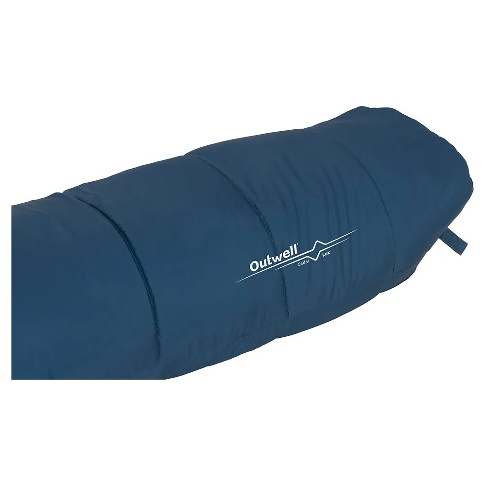 Outwell Cedar Lux Schlafsack, Blue, Left Zipper Outwell Cedar Lux Schlafsack, Blue, Left Zipper