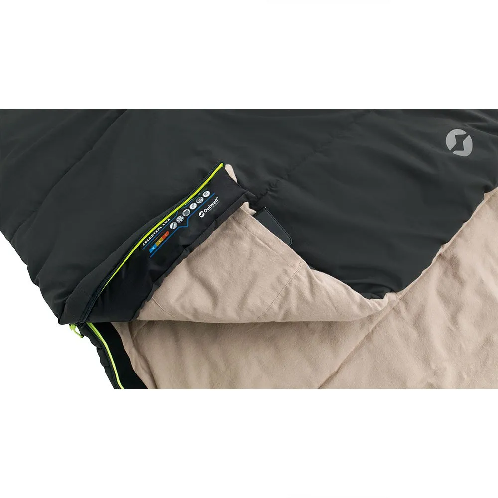 Outwell Celestial Lux Double Schlafsack, Grey, Right Zipper Outwell Celestial Lux Double Schlafsack, Grey, Right Zipper