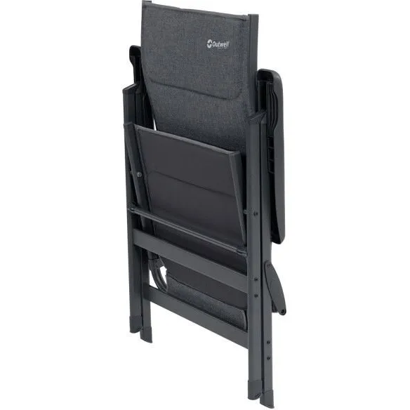 Outwell Clements Stuhl, Black / grey, 74 x 77 x 121cm Outwell Clements Stuhl, Black / grey, 74 x 77 x 121cm