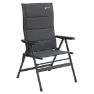 Outwell Clements Stuhl, Black / grey, 74 x 77 x 121cm