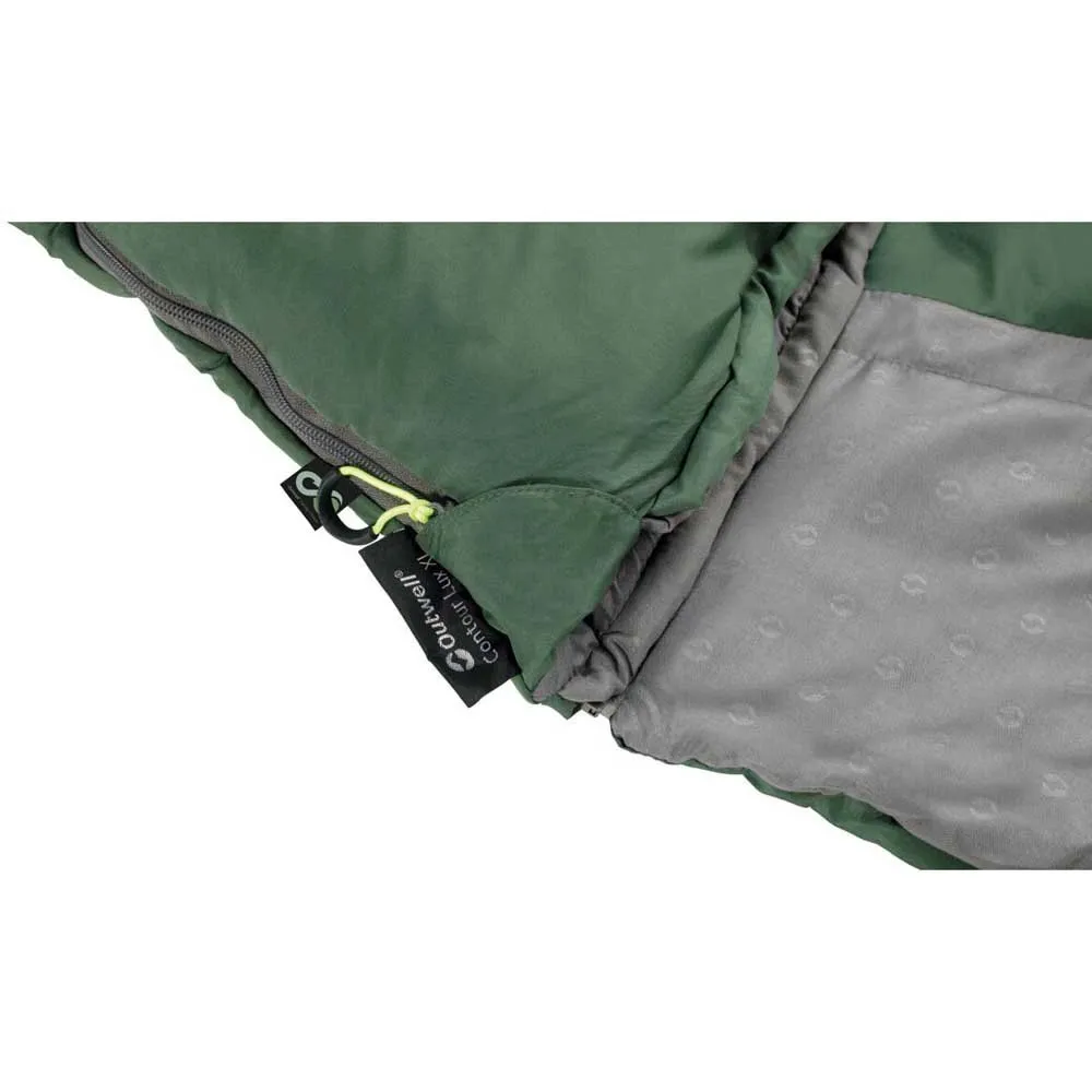 Outwell Contour Lux Xl Schlafsack, Green, Left Zipper Outwell Contour Lux Xl Schlafsack, Green, Left Zipper