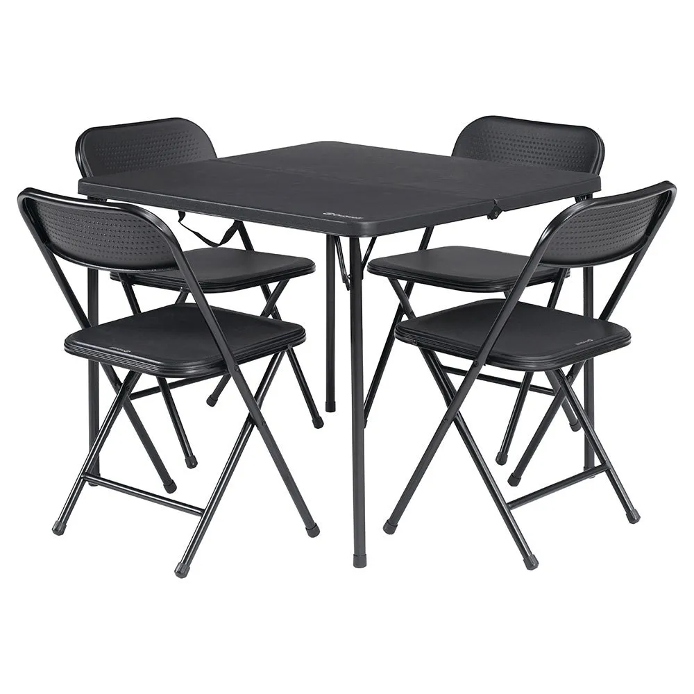 Outwell Corda Picnic Table&4 S Stuhl, Black, One Size Outwell Corda Picnic Table&4 S Stuhl, Black, One Size