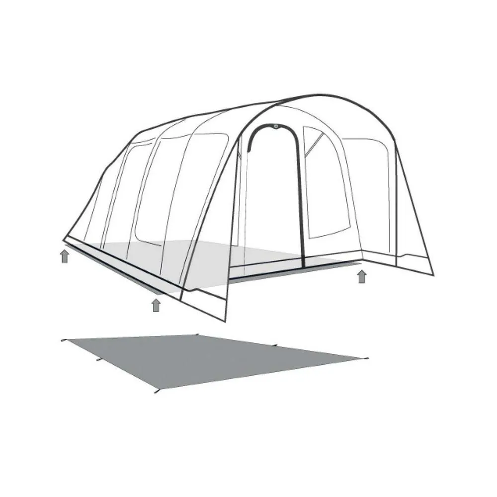 Outwell Denver/colorado 6 Air Schützender Fußabdruck, Black / grey, 495 x 360cm Outwell Denver/colorado 6 Air Schützender Fußabdruck, Black / grey, 495 x 360cm
