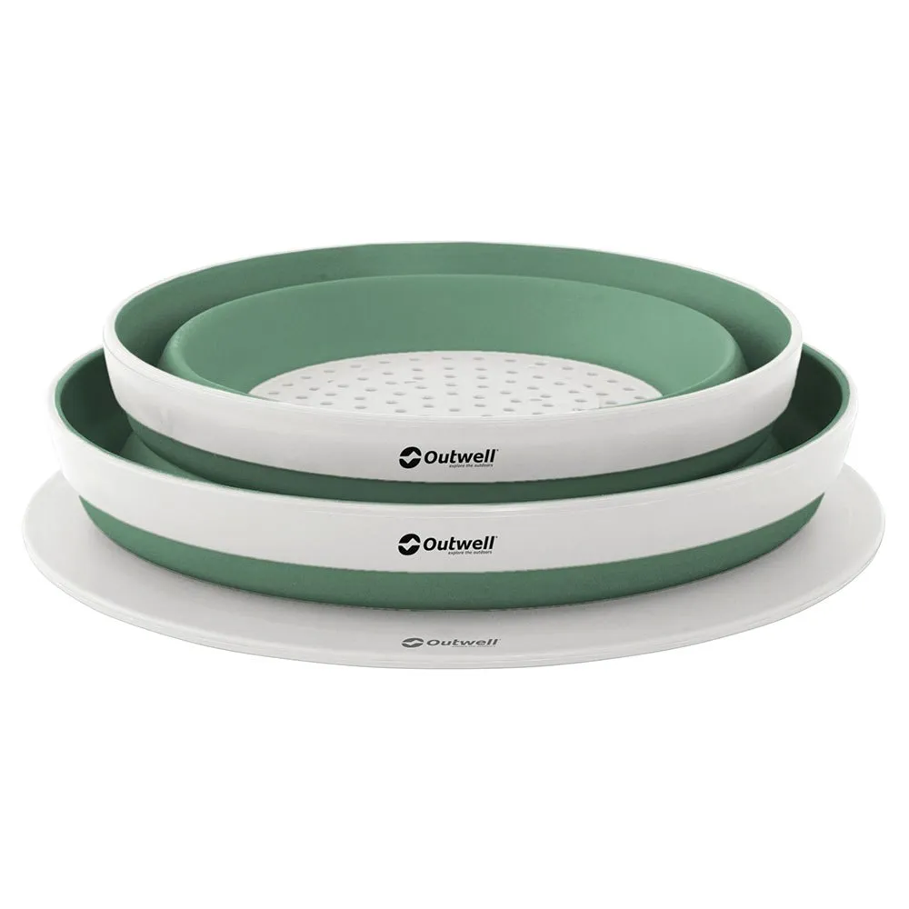 Outwell Faltbarer Seiher Und Schüssel, Shadow green, One Size Outwell Faltbarer Seiher Und Schüssel, Shadow green, One Size