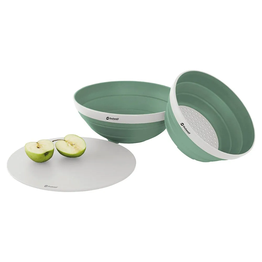 Outwell Faltbarer Seiher Und Schüssel, Shadow green, One Size Outwell Faltbarer Seiher Und Schüssel, Shadow green, One Size