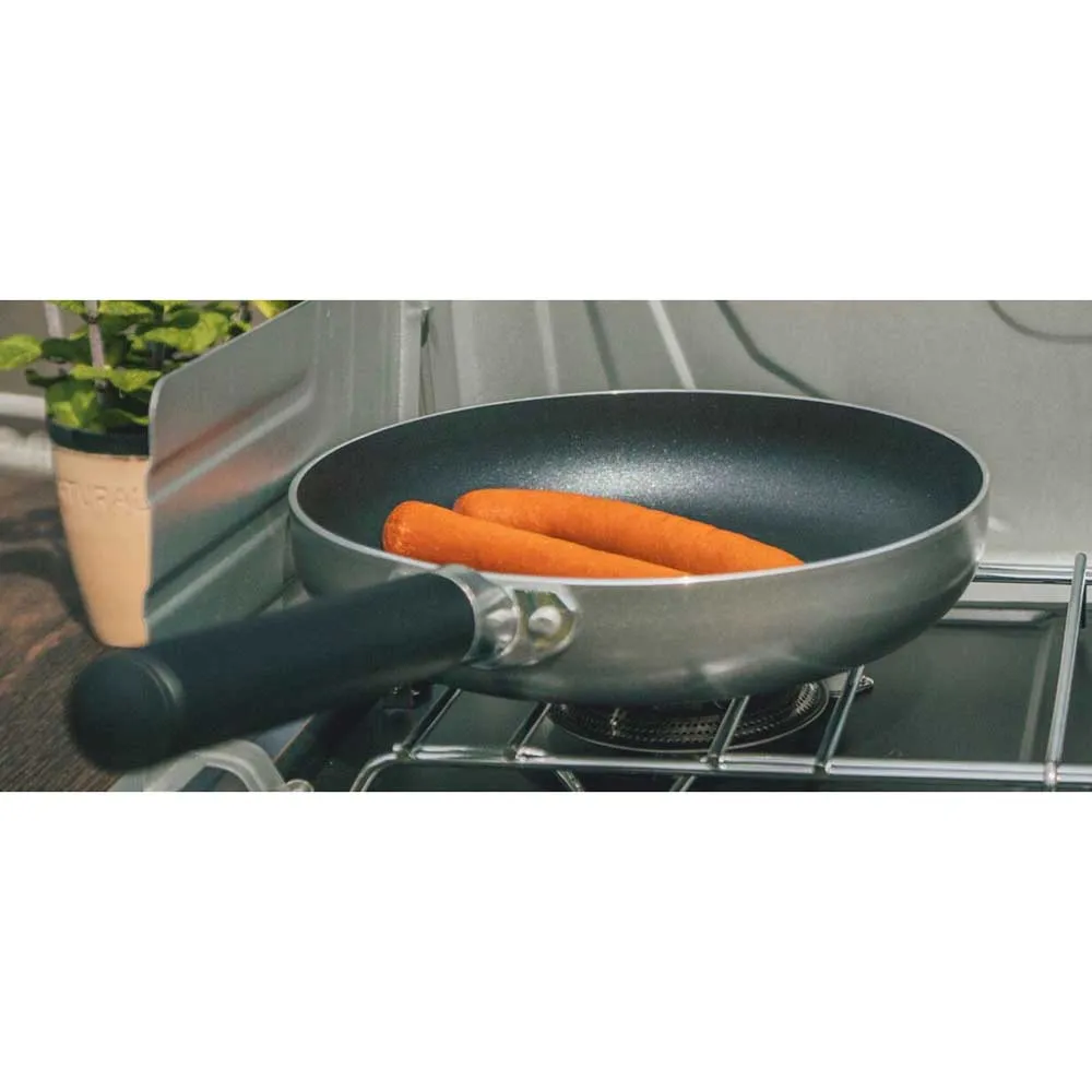 Outwell Feast Ceramic 24 Cm Bratpfanne, Black / silver, One Size Outwell Feast Ceramic 24 Cm Bratpfanne, Black / silver, One Size