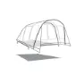 Outwell Flagstaff/nashville/monterey 5 Air Schützender Fußabdruck, Black / grey, 380 x 300cm