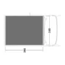 Outwell Flagstaff/nashville/monterey 5 Air Schützender Fußabdruck, Black / grey, 380 x 300cm
