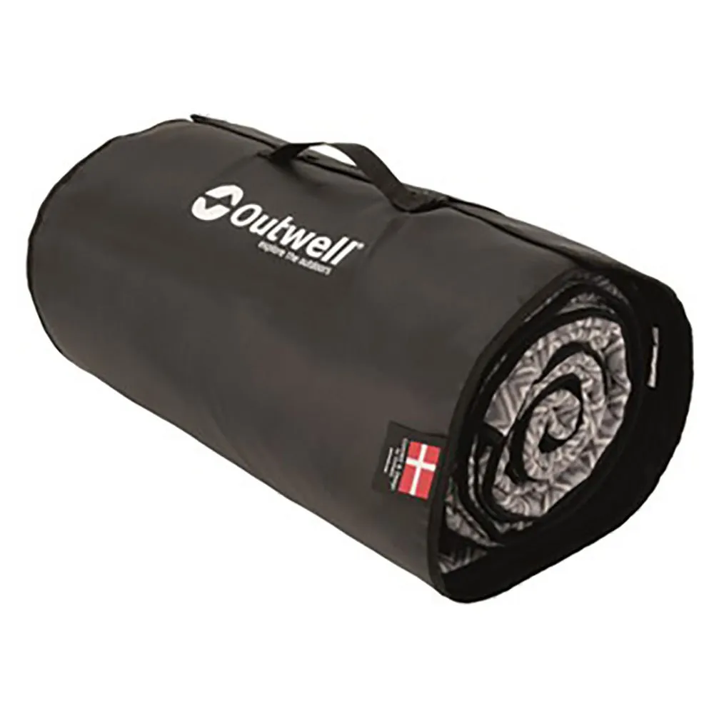 Outwell Flat Woven Franklin 3 Schützender Fußabdruck, Black, One Size