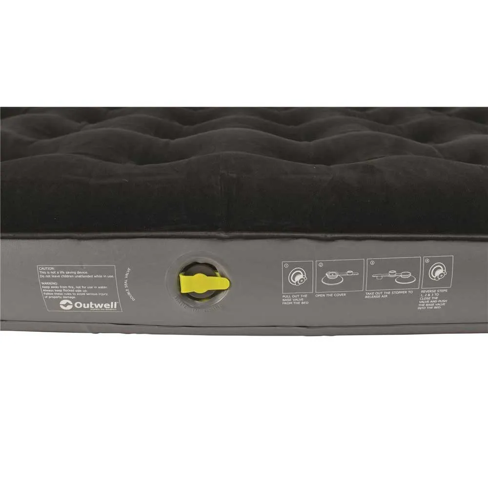 Outwell Flock Classic King Luftmatratze, Black, 190 x 140 x 20cm Outwell Flock Classic King Luftmatratze, Black, 190 x 140 x 20cm