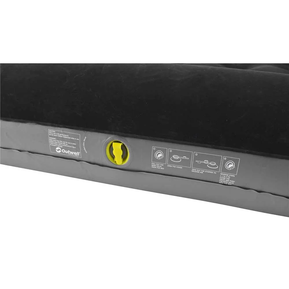 Outwell Flock Classic Single Luftmatratze, Black 2, 185 x 72 x 20/30cm Outwell Flock Classic Single Luftmatratze, Black 2, 185 x 72 x 20/30cm