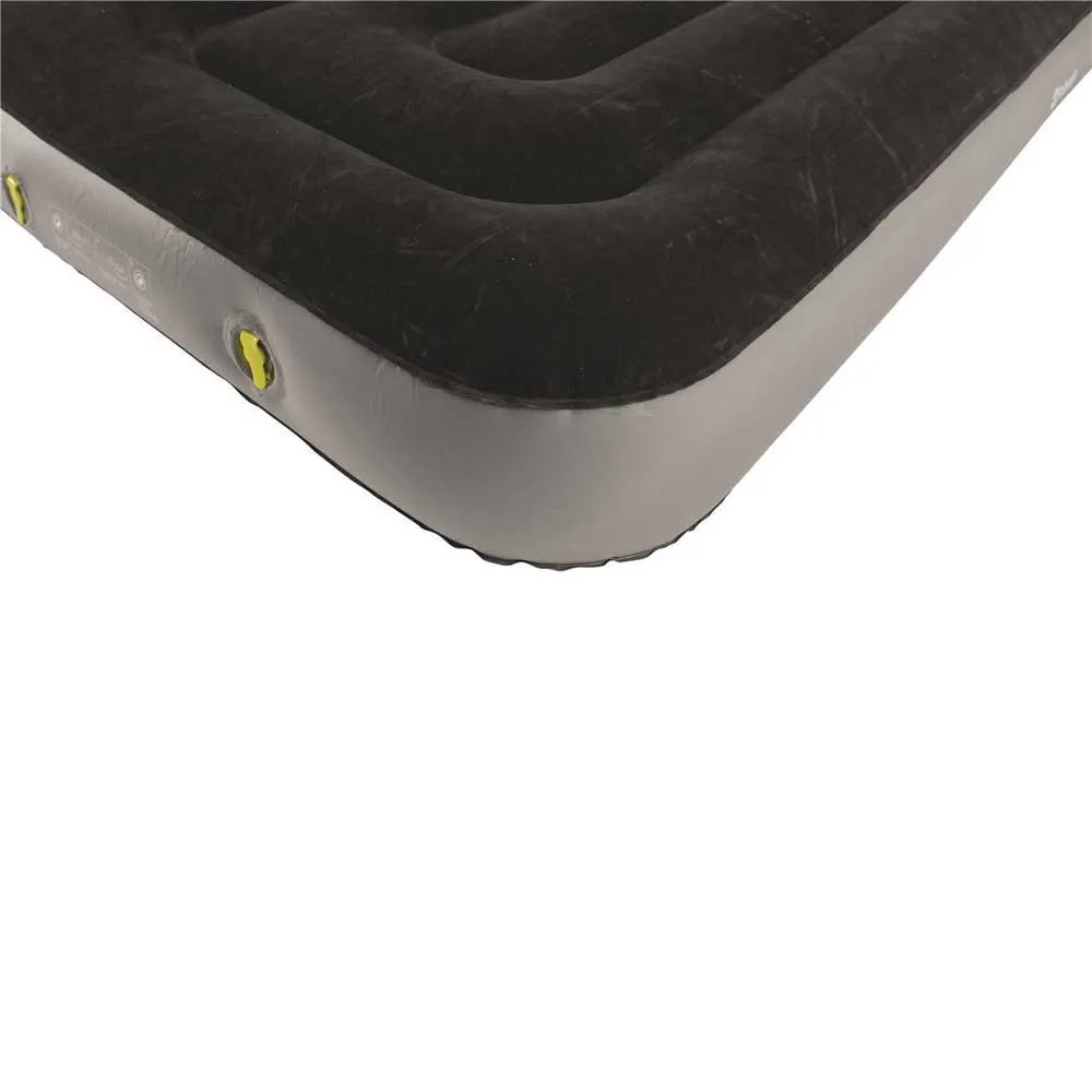 Outwell Flock Classic Two Chamber Luftmatratze, Black, 198 x 137 x 22cm Outwell Flock Classic Two Chamber Luftmatratze, Black, 198 x 137 x 22cm