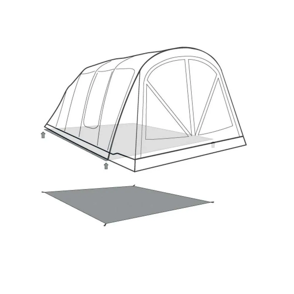 Outwell Florida 5 Air Schützender Fußabdruck, Black / grey, 490 x 300cm Outwell Florida 5 Air Schützender Fußabdruck, Black / grey, 490 x 300cm