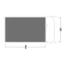 Outwell Florida 5 Air Schützender Fußabdruck, Black / grey, 490 x 300cm