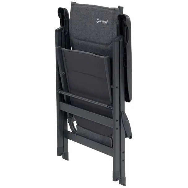 Outwell Helena Stuhl, Black / grey, 64 x 76 x 112cm Outwell Helena Stuhl, Black / grey, 64 x 76 x 112cm