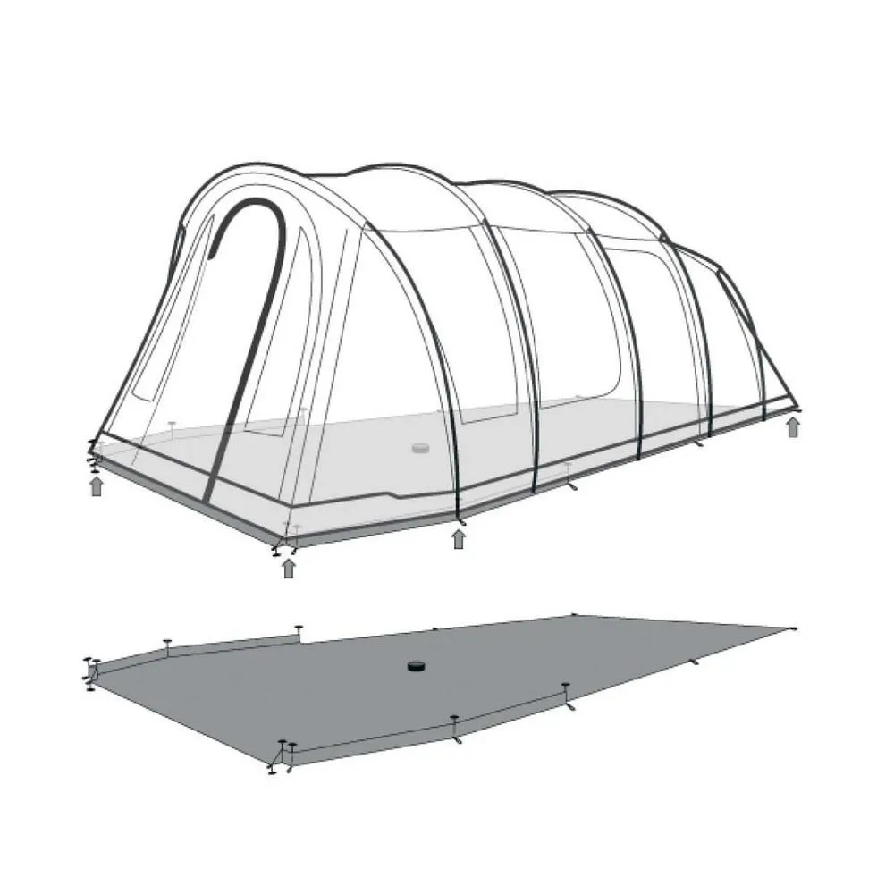 Outwell Lux Phoenix 5 Schützender Fußabdruck, Black / grey, 660 x 300cm Outwell Lux Phoenix 5 Schützender Fußabdruck, Black / grey, 660 x 300cm