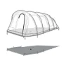 Outwell Lux Phoenix 6+2 Schützender Fußabdruck, Black / grey, 700 x 360cm