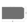 Outwell Lux Tennessee 6+2 Air Schützender Fußabdruck, Black / grey, 705 x 340cm