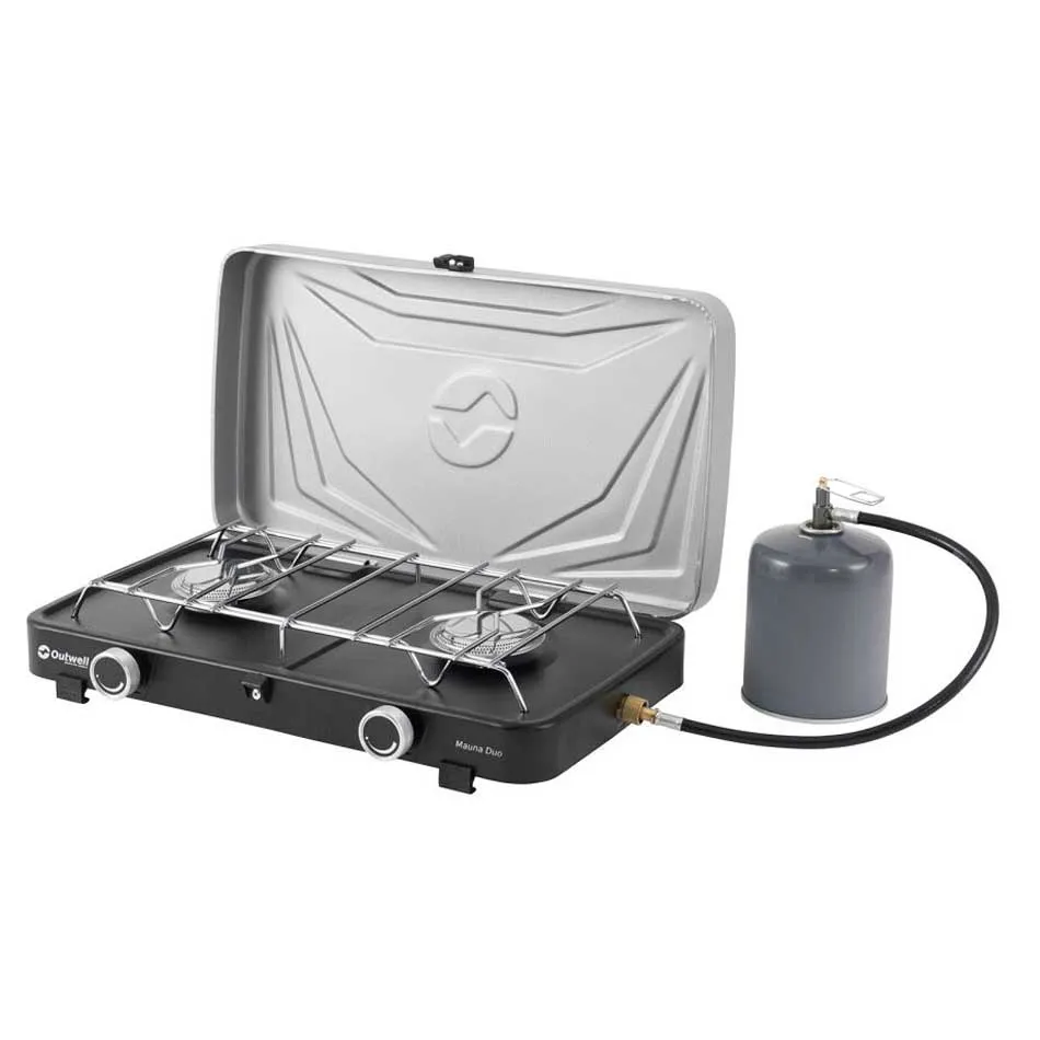Outwell Mauna Duo Gaskocher Campingküche, Silver grey, One Size Outwell Mauna Duo Gaskocher Campingküche, Silver grey, One Size