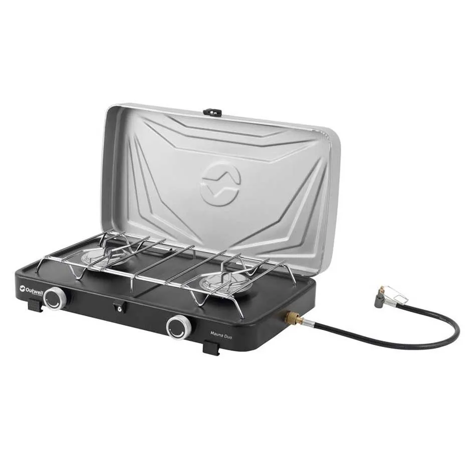 Outwell Mauna Duo Gaskocher Campingküche, Silver grey, One Size Outwell Mauna Duo Gaskocher Campingküche, Silver grey, One Size