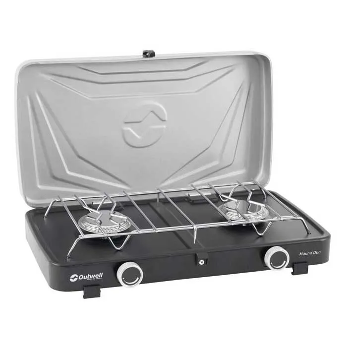 Outwell Mauna Duo Gaskocher Campingküche, Silver grey, One Size Outwell Mauna Duo Gaskocher Campingküche, Silver grey, One Size