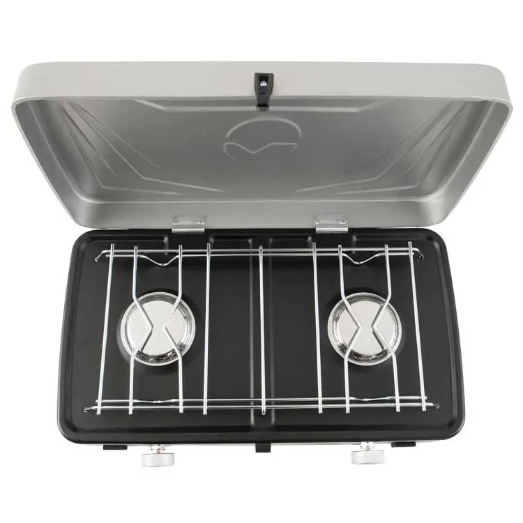 Outwell Mauna Duo Gaskocher Campingküche, Silver grey, One Size Outwell Mauna Duo Gaskocher Campingküche, Silver grey, One Size