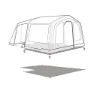 Outwell Michigan 4 Air Schützender Fußabdruck, Black / grey, 450 x 360cm