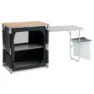 Outwell Padres Aufbewahrungseinheit Mit Beistelltisch, Shadow grey, One Size