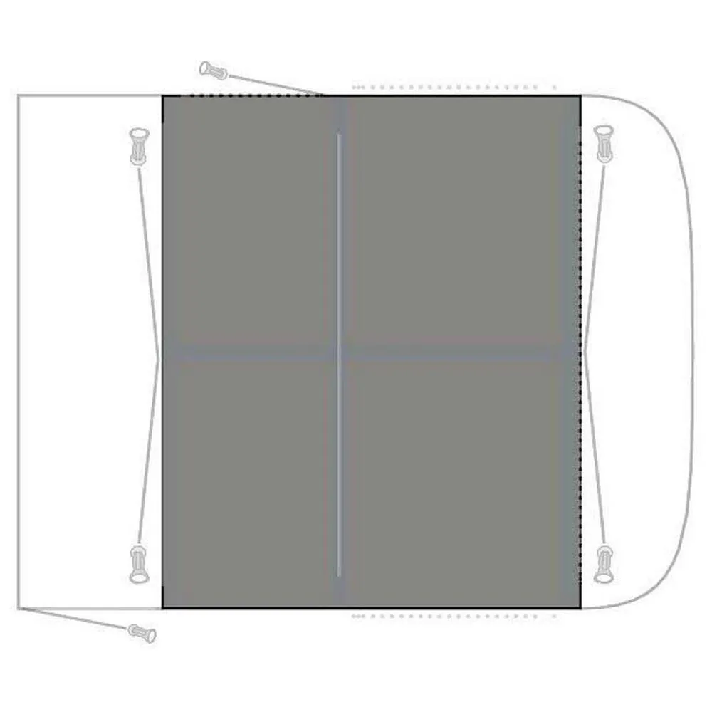 Outwell Parkville 260 Schützender Fußabdruck, Grey, One Size Outwell Parkville 260 Schützender Fußabdruck, Grey, One Size