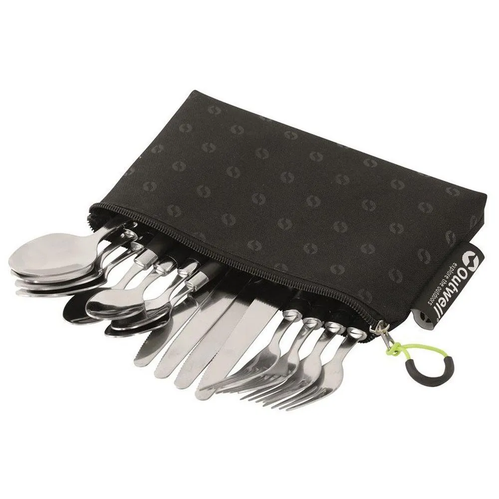 Outwell Pouch Besteckset, Black, One Size