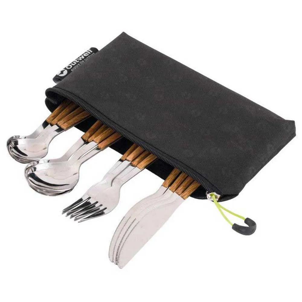 Outwell Pouch Deluxe Besteckset, Brown, One Size Outwell Pouch Deluxe Besteckset, Brown, One Size