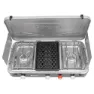 Outwell Rukutu Gaskocher Campingküche 3 Brennern, Black, One Size