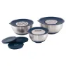 Outwell Salatschüssel Mit Deckel Und Reibe, Blau, EG