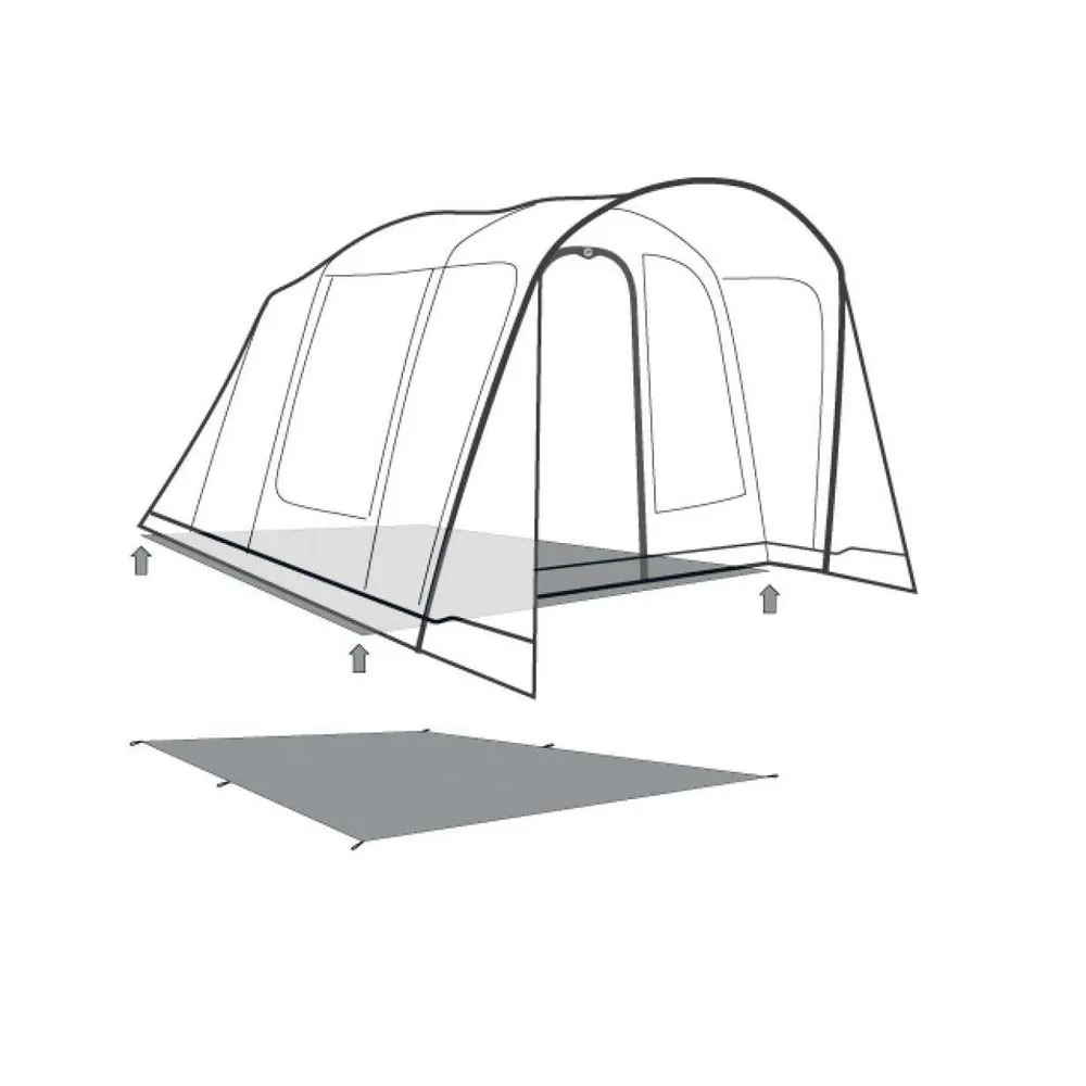 Outwell San Antonio 2 Air Schützender Fußabdruck, Black / grey, 250 x 230cm Outwell San Antonio 2 Air Schützender Fußabdruck, Black / grey, 250 x 230cm