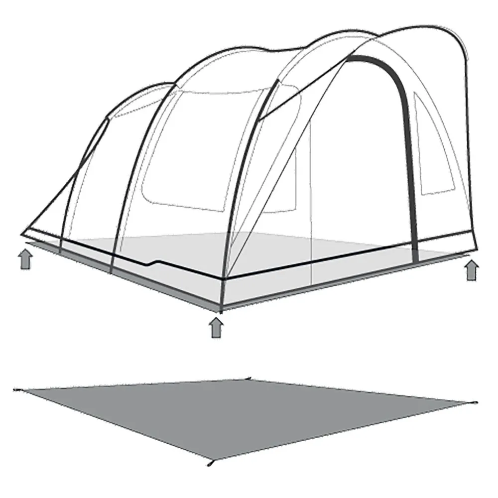 Outwell Sky 2 Schützender Fußabdruck, Black / grey, 200 x 250cm Outwell Sky 2 Schützender Fußabdruck, Black / grey, 200 x 250cm