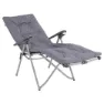 Outwell Torch Lake Chair With Fußstütze, Black / grey, One Size