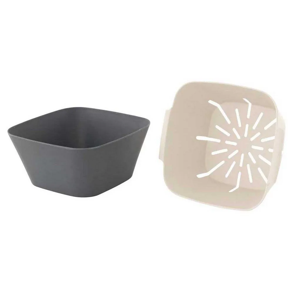 Outwell Tulpen-schüssel & Sieb-set, Grey, One Size Outwell Tulpen-schüssel & Sieb-set, Grey, One Size