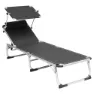 Outwell Victoria Deck Stuhl, Black, One Size